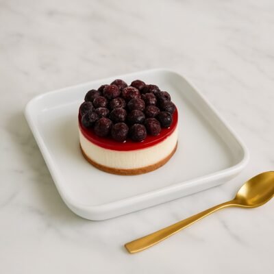 Yaban Mersinli Mono Donuk Cheesecake