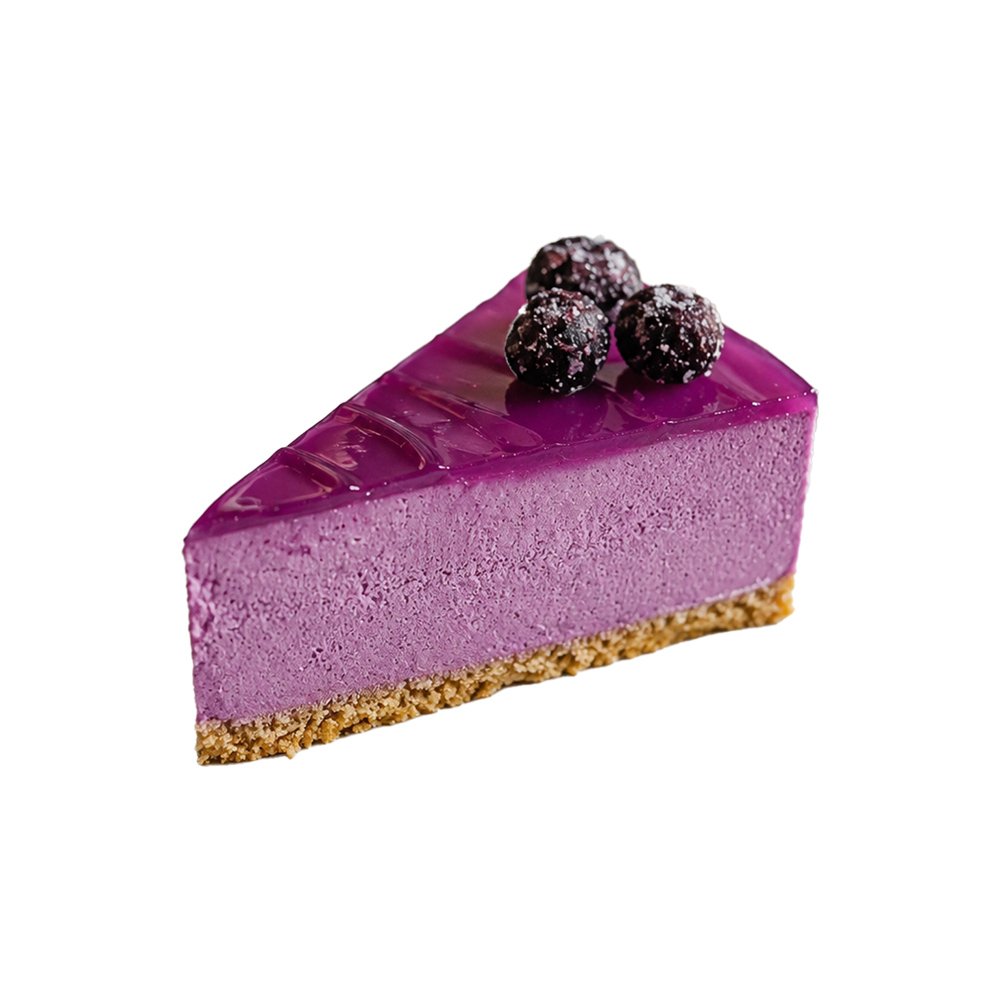 ube-velvet-cheesecake Ube Velvet Donuk Cheesecake - Görsel 1